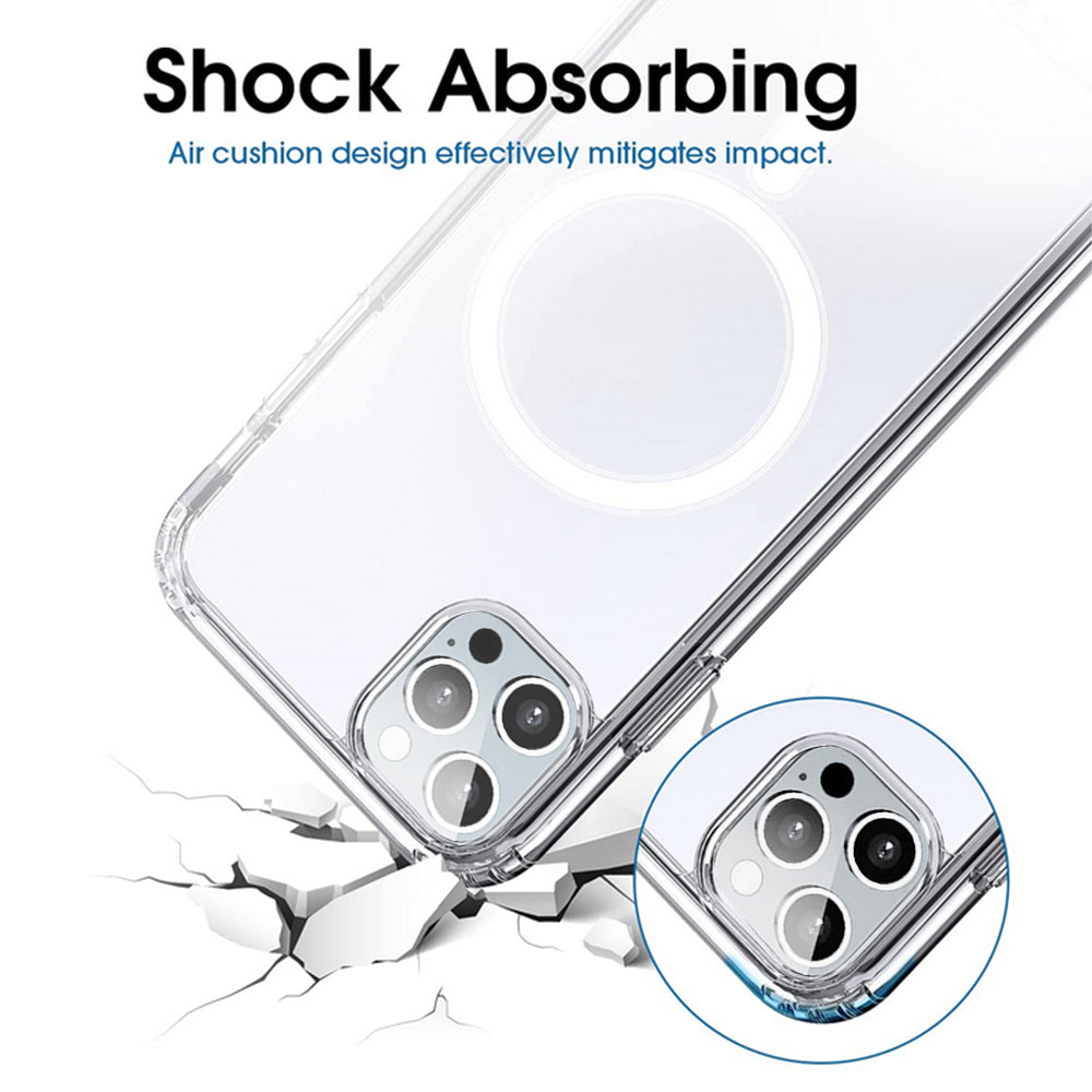GSA Bumper MagSafe Charger Case for Apple Pro Max Ultra Clear