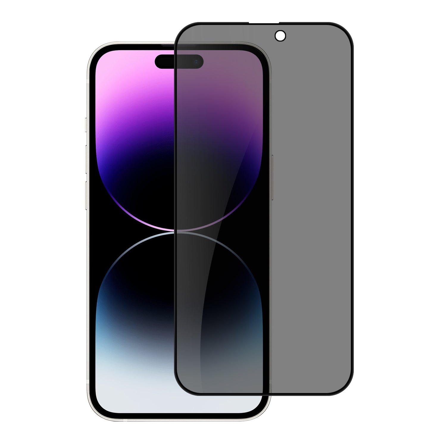 GSA Privacy Tempered Glass Screen Protector For iPhone 15 Pro Max