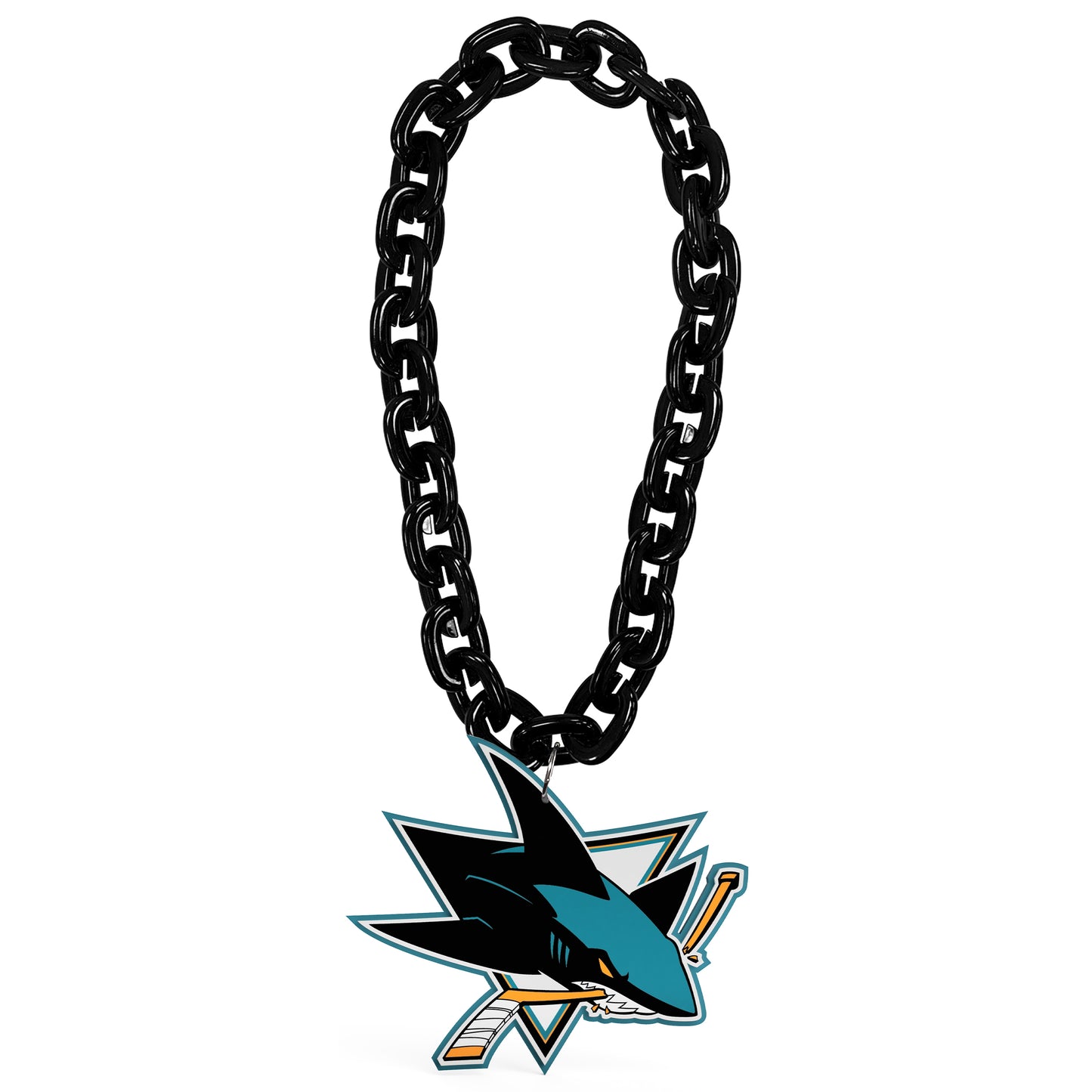 Fanfave NHL San Jose Sharks 3D Fan Chain Gold Logo