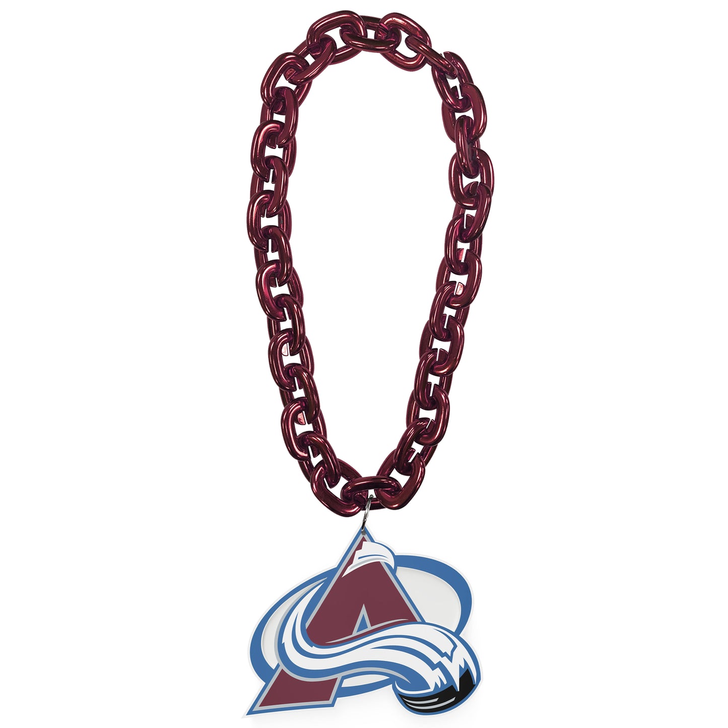 Fanfave NHL Colorado Avalanche 3D Fan Chain Burgundy Logo