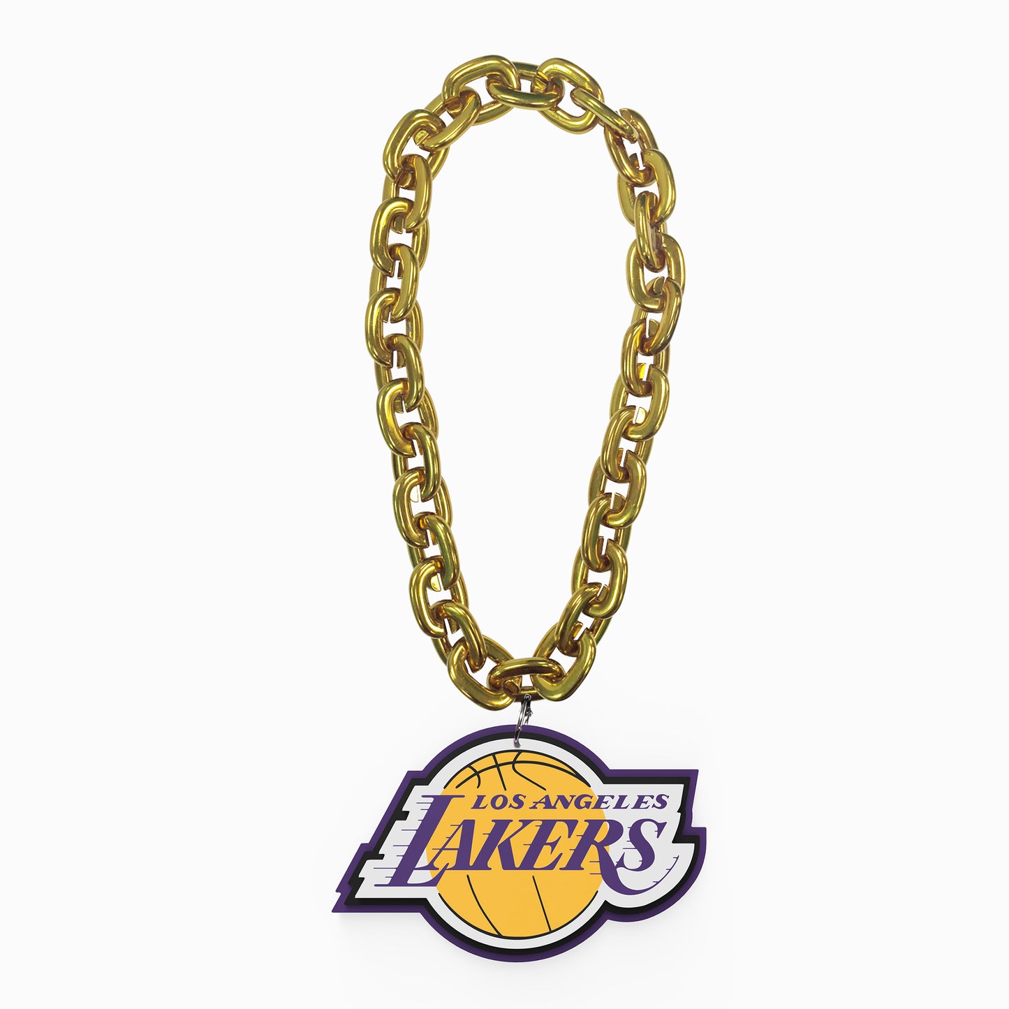 Aminco NBA Officially Licensed Los Angeles Lakers 3D Foam Fan Chain Gold