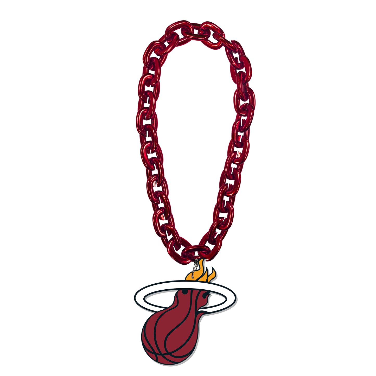 Aminco NBA Officially Licensed Miami Heat 3D Foam Fan Chain Red