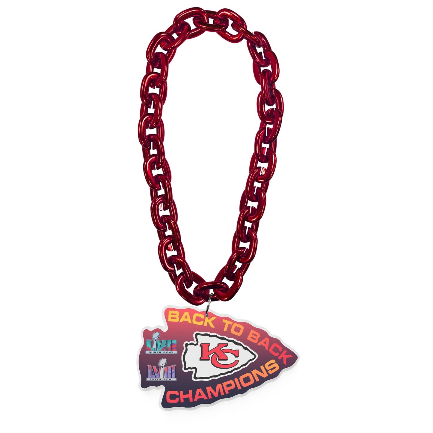 Aminco NFL Kansas City Chiefs Champions Back-to-Back Red