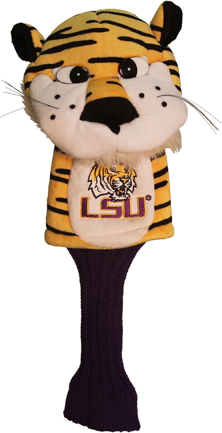 Team Golf NCAA LSU Louisiana State University Tigers Golf Club Mascot Headcover