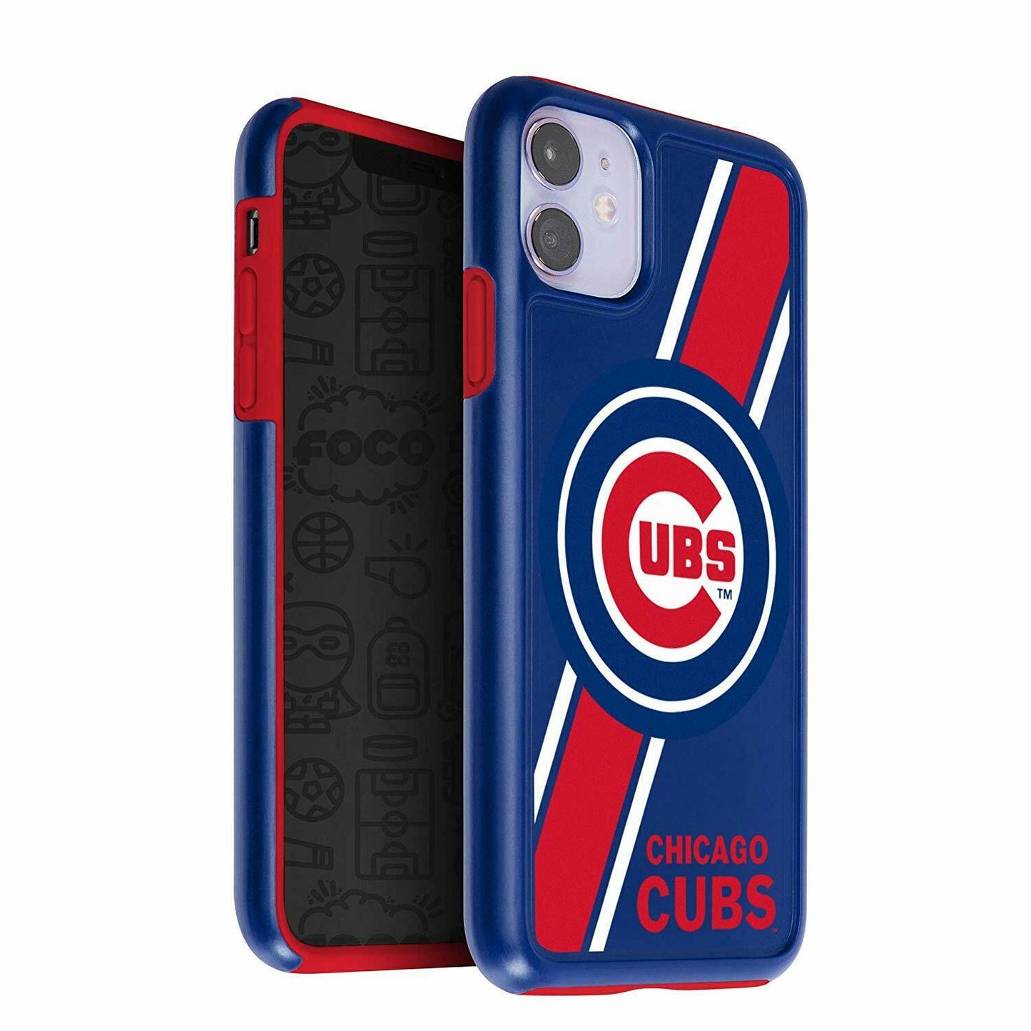 FOCO MLB Chicago Cubs Dual Hybrid Case for iPhone 11 & XR (6.1")