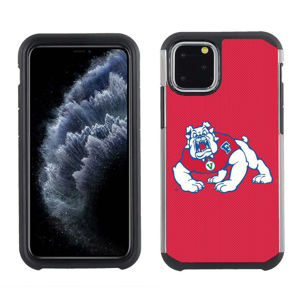 PBG NCAA Fresno State Bulldogs Textured Case for iPhone 11 Pro, X & XS (5.8")