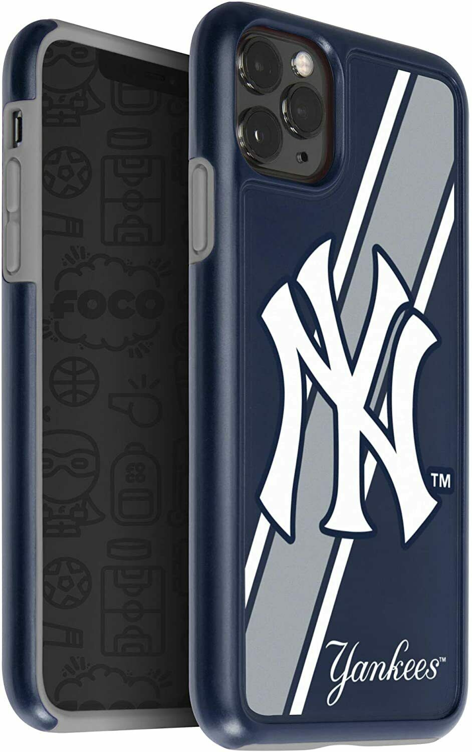 FOCO MLB New York Yankees Hybrid Case for iPhone 11 Pro, X & XS (5.8")