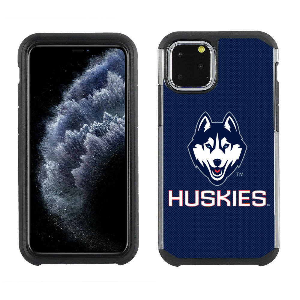 PBG NCAA Connecticut Huskies Textured Case for iPhone 11 Pro, X & XS (5.8")