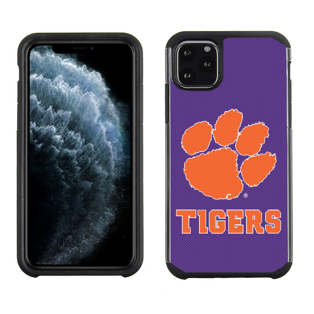 PBG NCAA Clemson Tigers Texture Case for Apple iPhone 11 Pro Max, XS Max (6.5")
