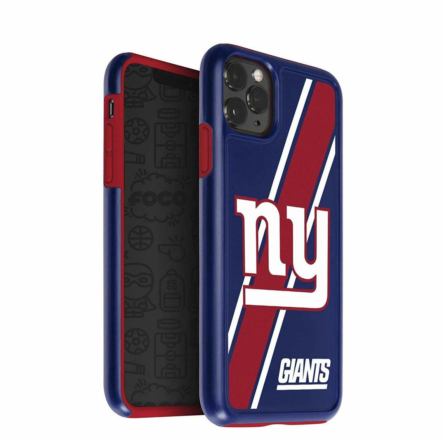 FOCO NFL New York Giants Hybrid Case for iPhone 11 Pro Max & XS Max (6.5")