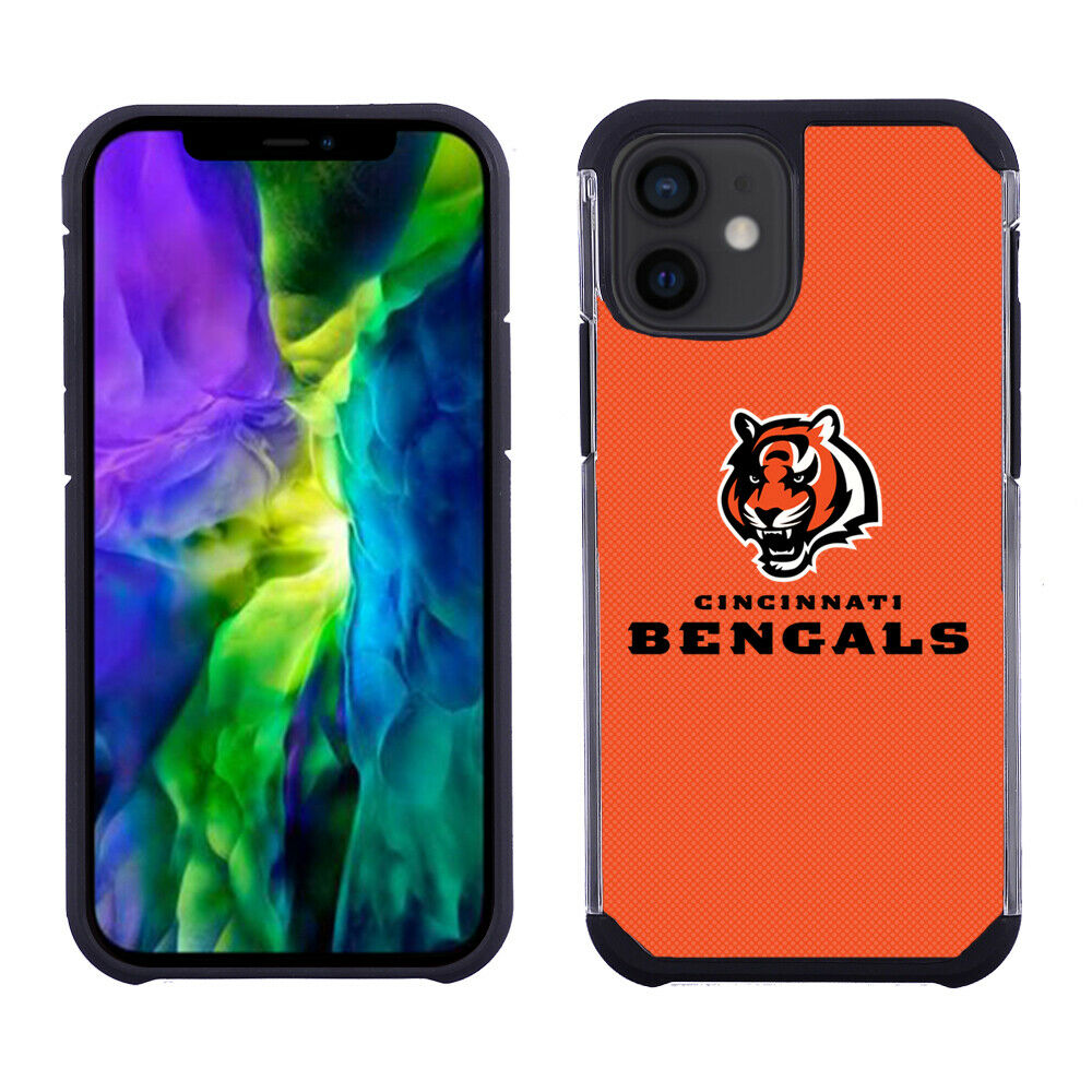 PBG NFL Cincinnati Bengals Textured Case for iPhone 12 & 12 Pro (6.1")