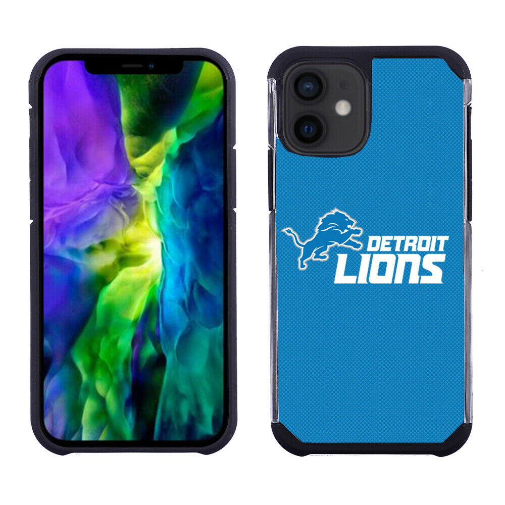 PBG NFL Detroit Lions Textured Case for iPhone 12 & 12 Pro (6.1")