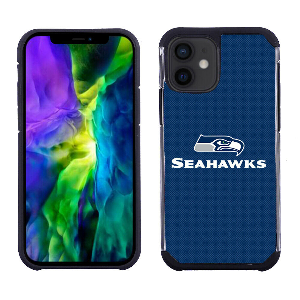PBG NFL Seattle Seahawks Textured Case for iPhone 12 & 12 Pro (6.1")