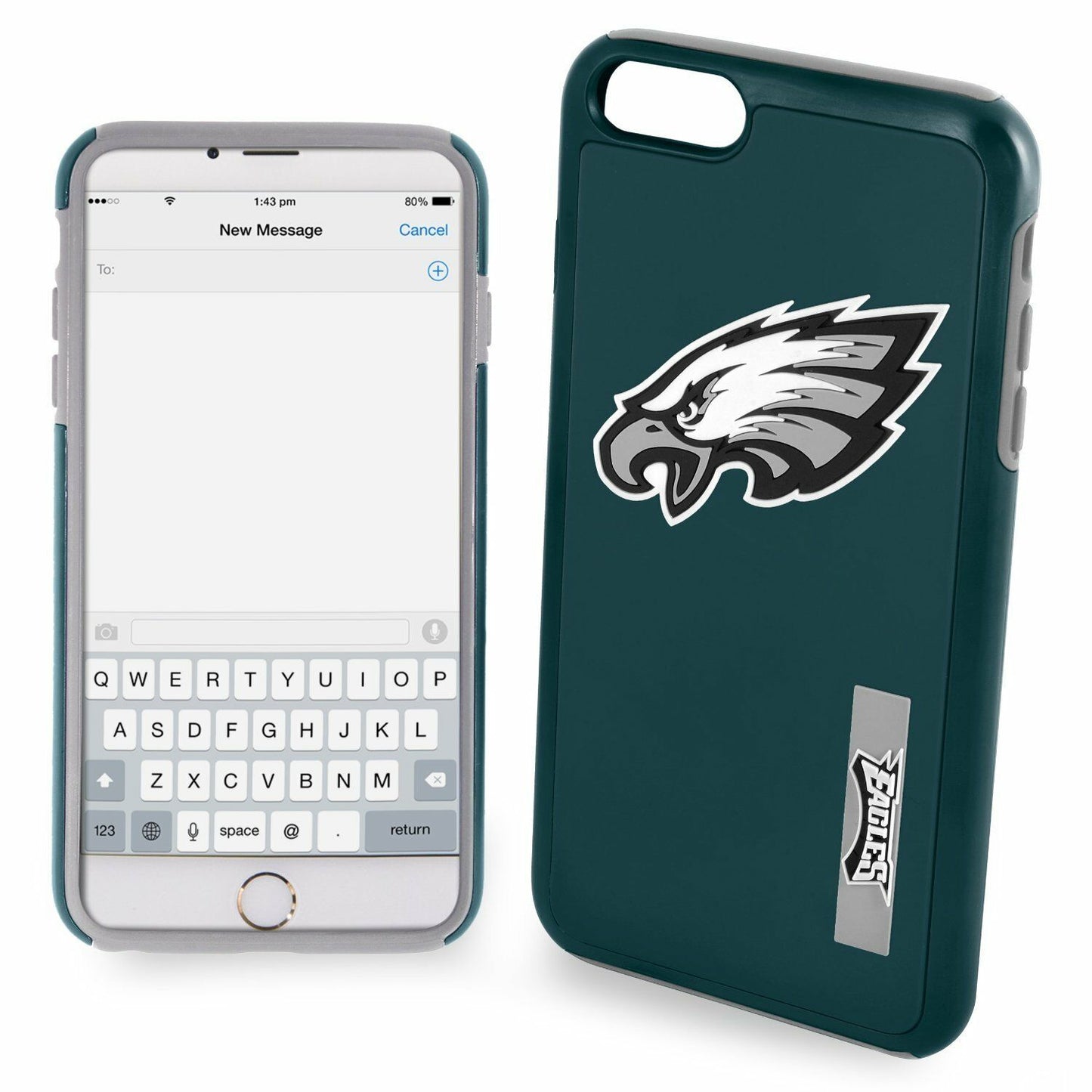 FOCO NFL Philadelphia Eagles Case For iPhone 8+, 7+, 6+, 6S+ (5.5")