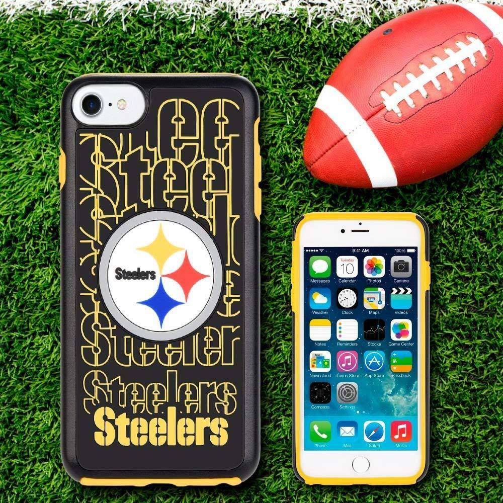 FOCO NFL Pittsburgh Steelers Repeat for iPhone SE (2020), (22), 8, 7,6, 6S (4.7")