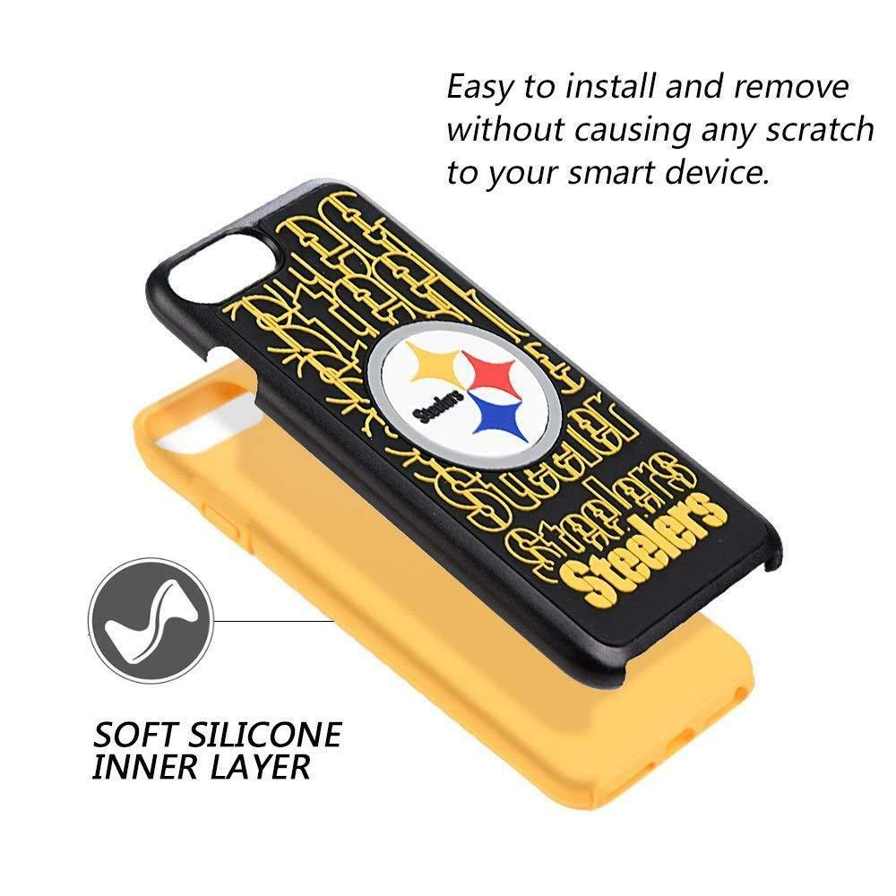 FOCO NFL Pittsburgh Steelers Repeat for iPhone SE (2020), (22), 8, 7,6, 6S (4.7")