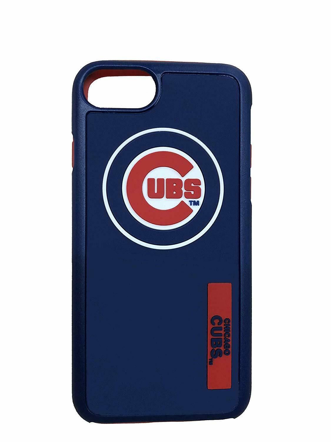 FOCO MLB Chicago Cubs Hybrid Case for iPhone 8 +,7 +, 6 + & 6S + (5.5")