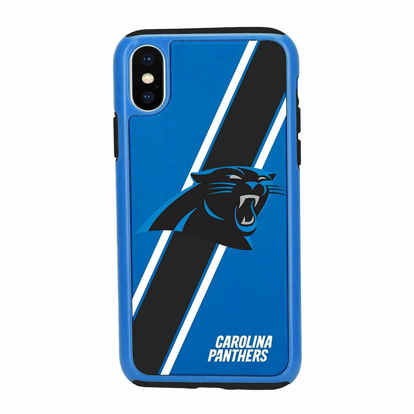 FOCO NFL Carolina Panthers Dual Hybrid Case for iPhone XS Max (6.5")