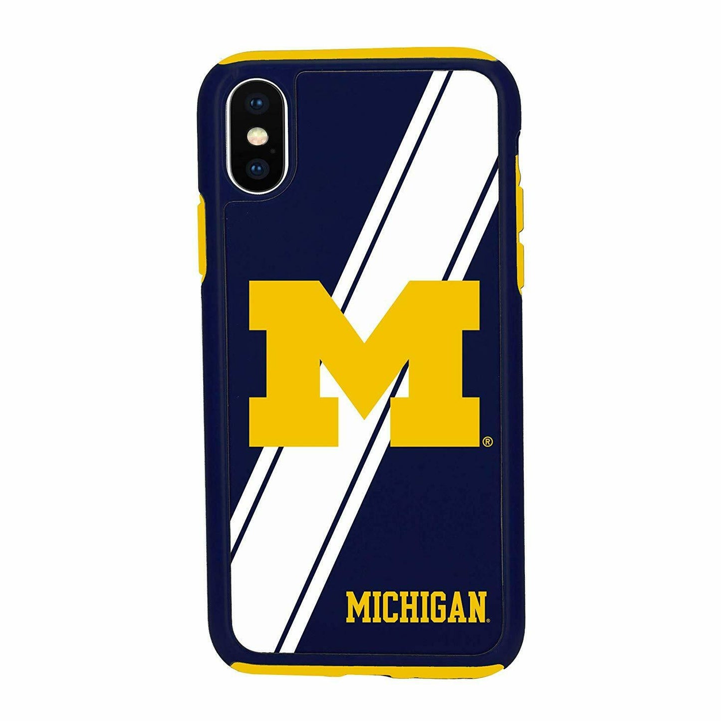 FOCO NCAA Michigan Wolverines Dual Hybrid Case for iPhone XS Max (6.5")