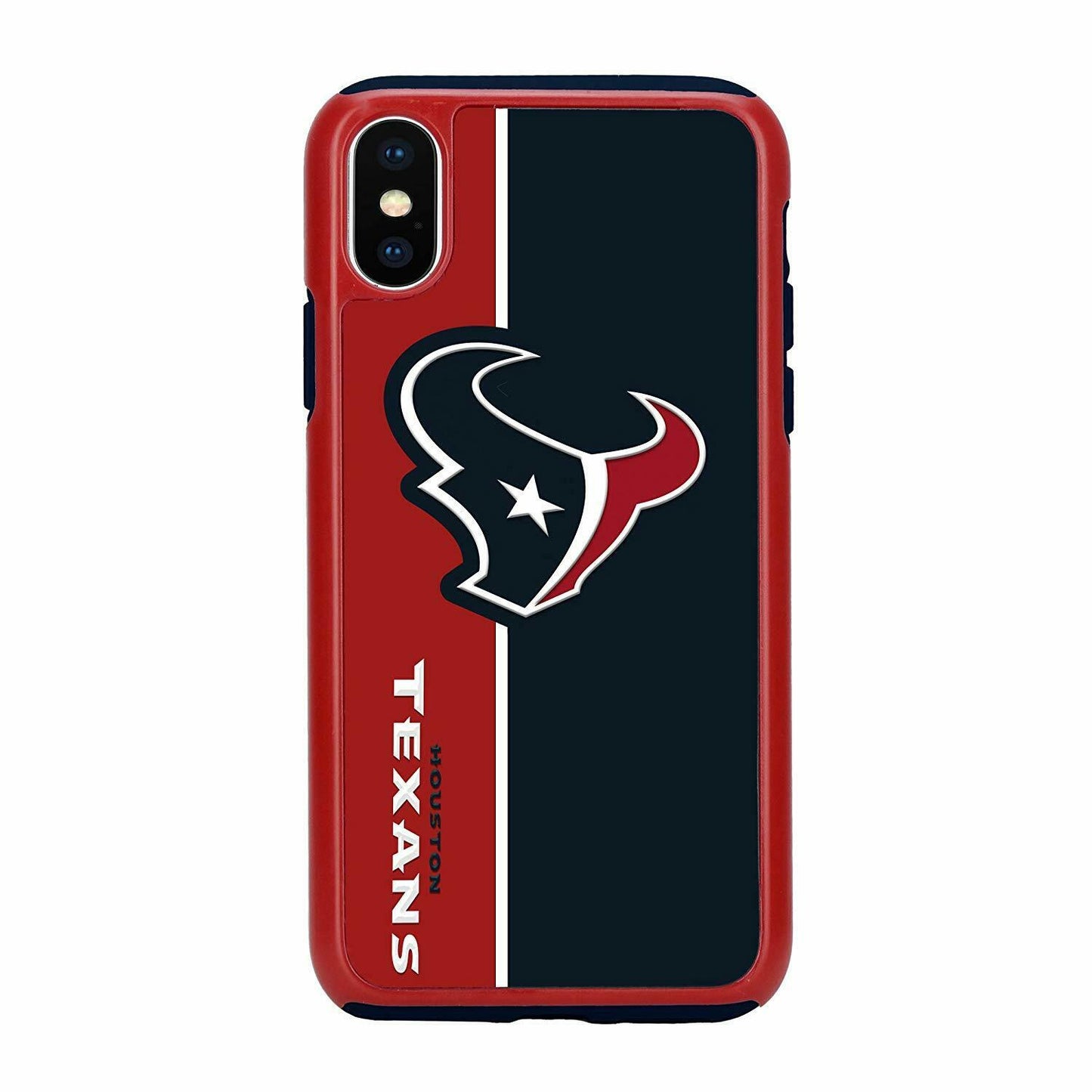 FOCO NFL Houston Texans Dual Hybrid Bold Case for iPhone X & XS (5.8")