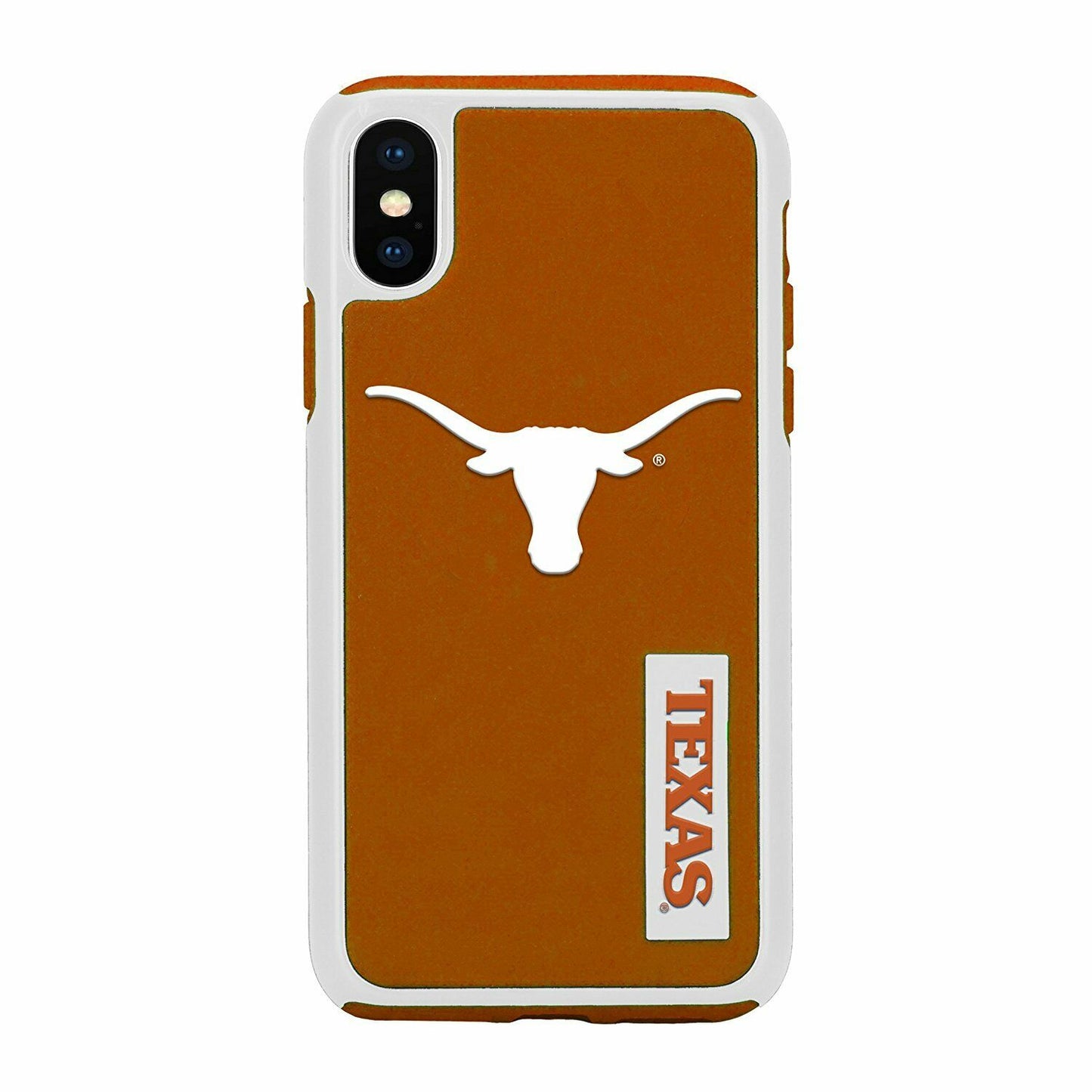 FOCO NCAA Texas Longhorns Dual Hybrid Case for iPhone X & XS (5.8")
