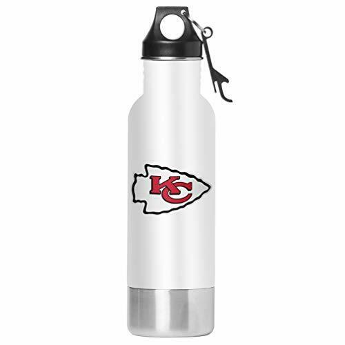 Boelter NFL Kansas City Chiefs Insulated Stainless Steel Bottle Chillers 14oz White