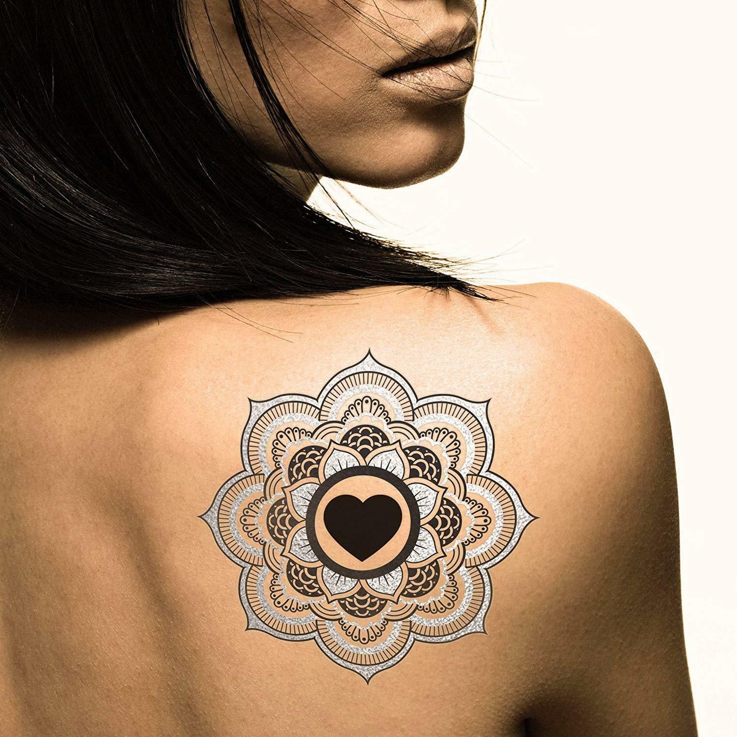 LittleEarth NCAA Auburn Tigers Temporary Foil Tattoos Two Sheets