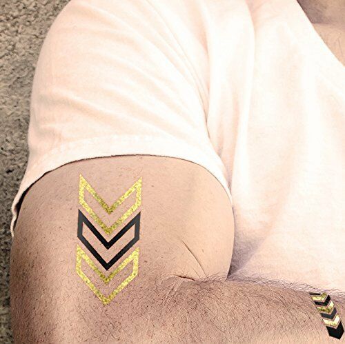 LittleEarth NCAA Auburn Tigers Temporary Foil Tattoos Two Sheets