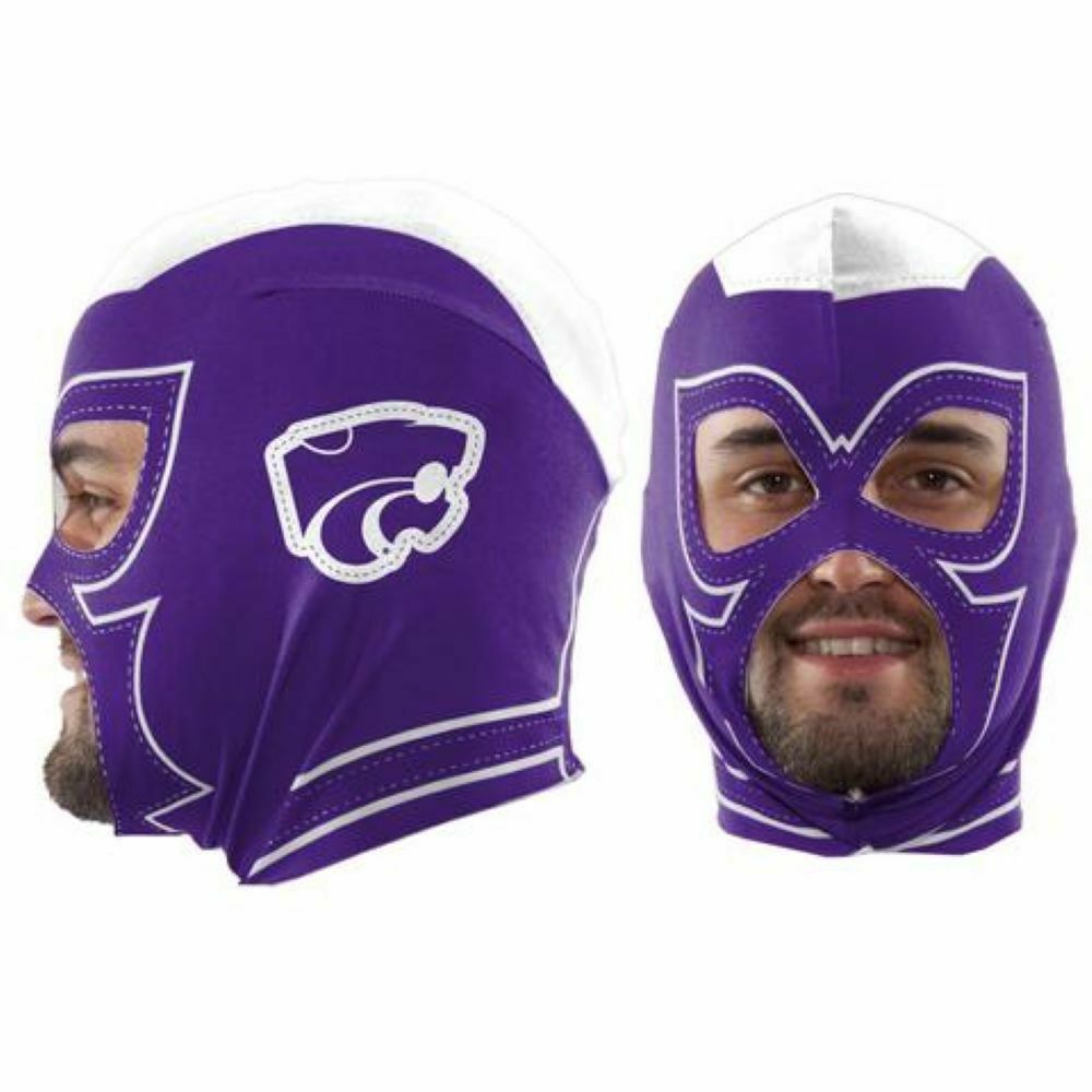 Little Earth NCAA Kansas State Wildcats Super Fan Face Mask One Size Fit All