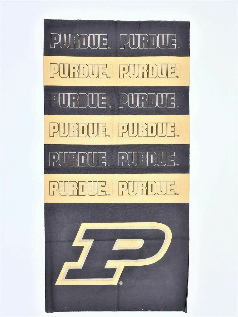 Little Earth NCAA Purdue Boilermakers Bandana Superdana Neck Gaiter