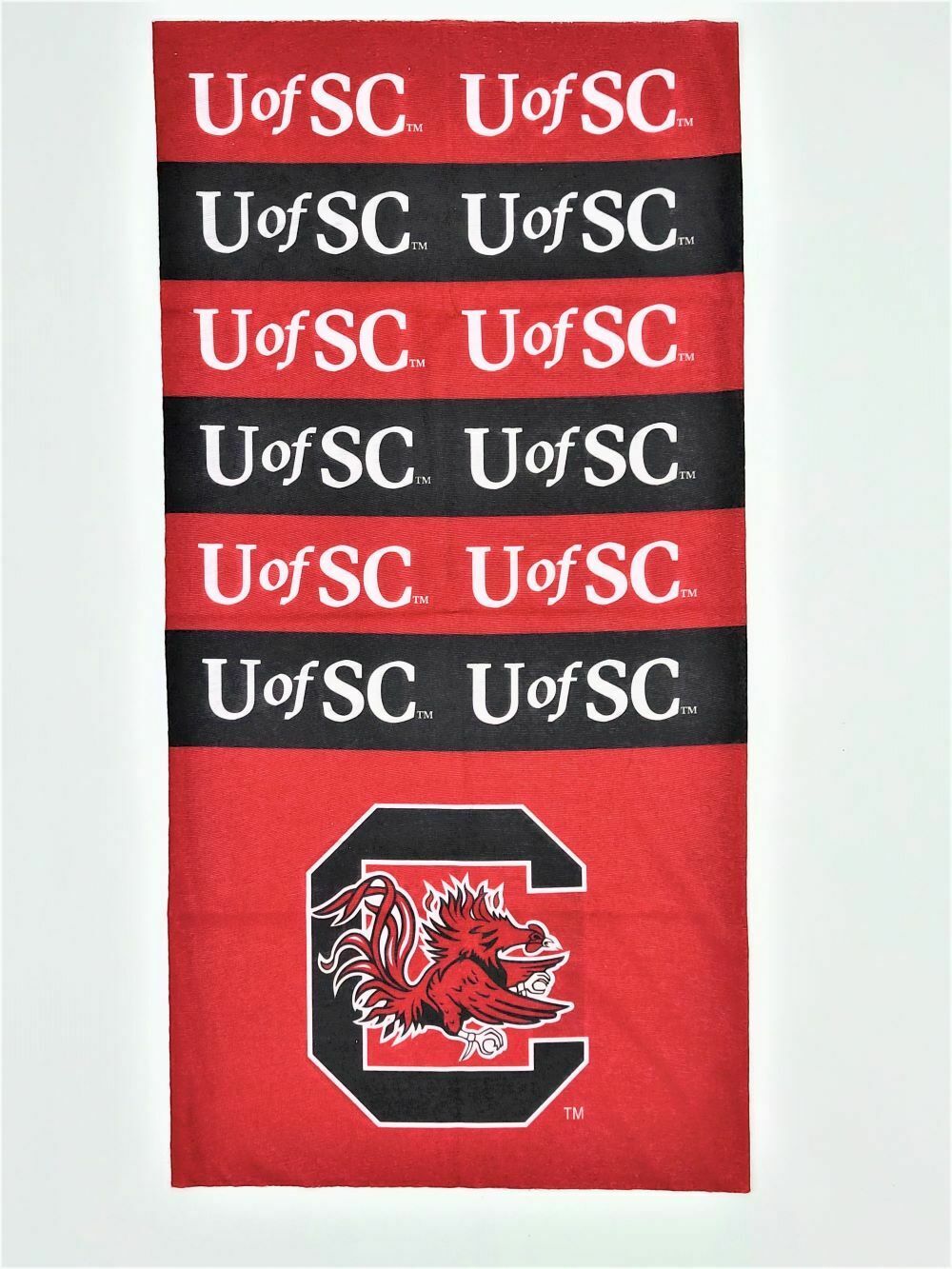 Little Earth NCAA South Carolina Gamecocks Superdana Bandana Neck Gaiter