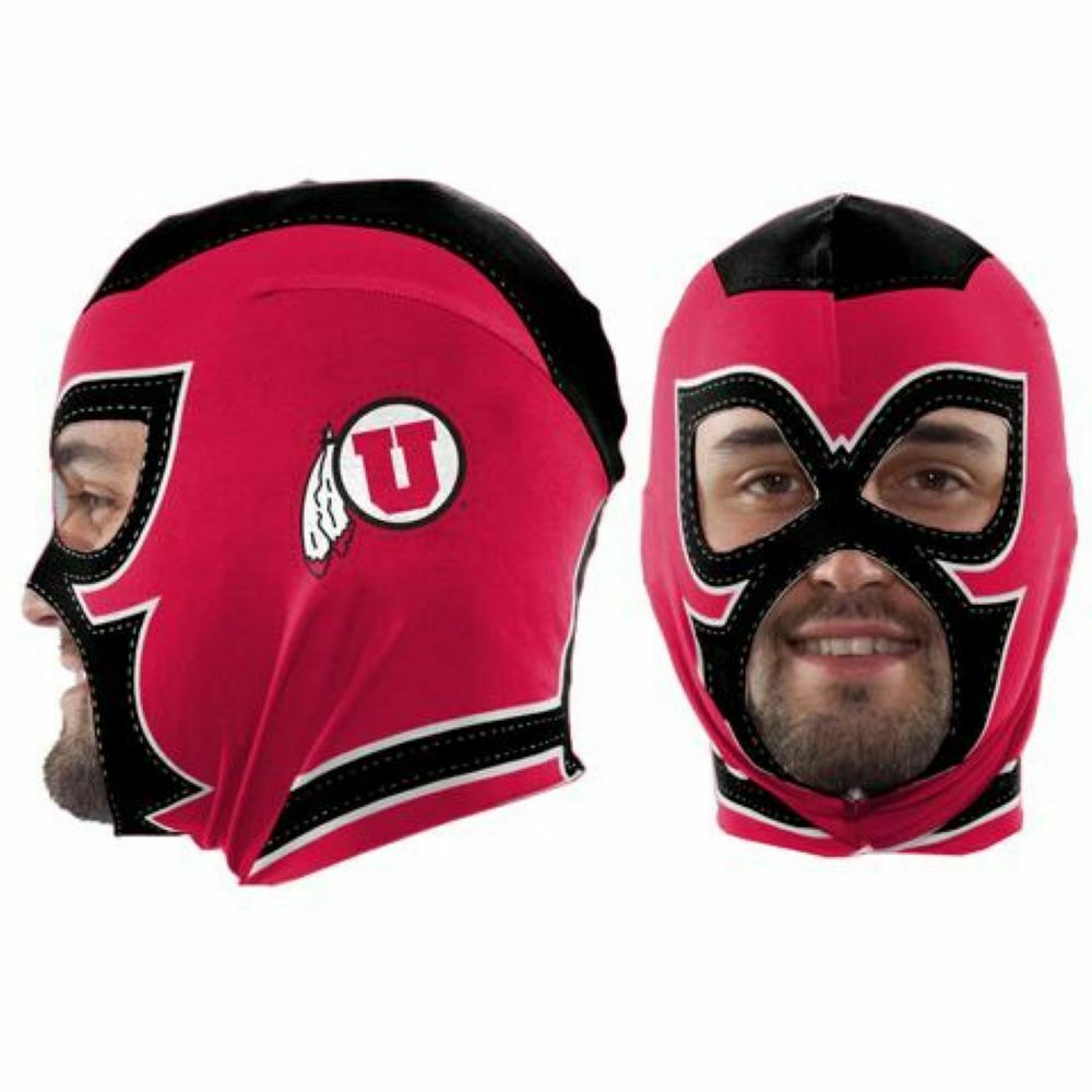 Little Earth NCAA Utah Utes Super Fan Face Mask Adult Unisex One Size fit All