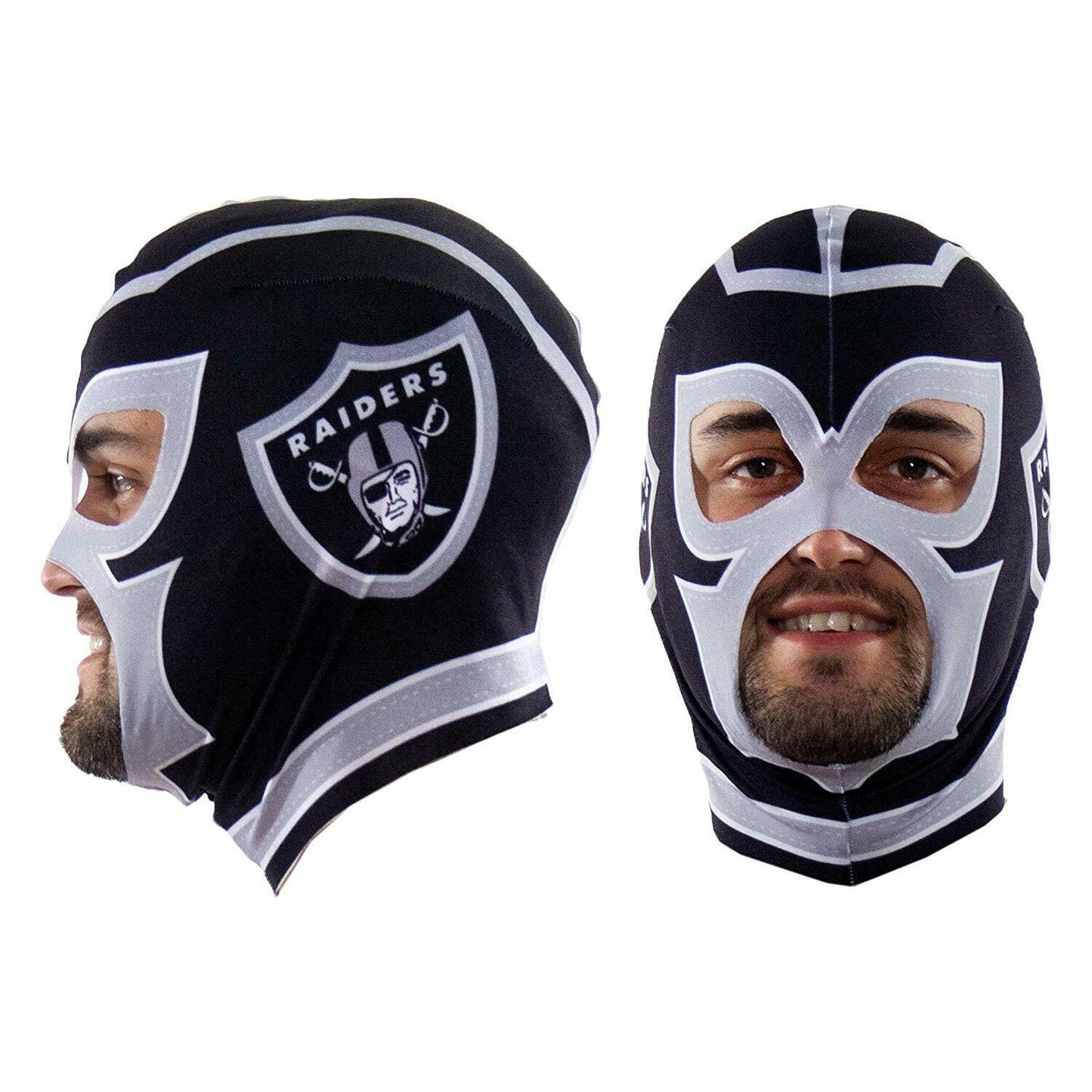 Little Earth NFL Las Vegas Raiders Super Fan Face Mask One Size Fit All