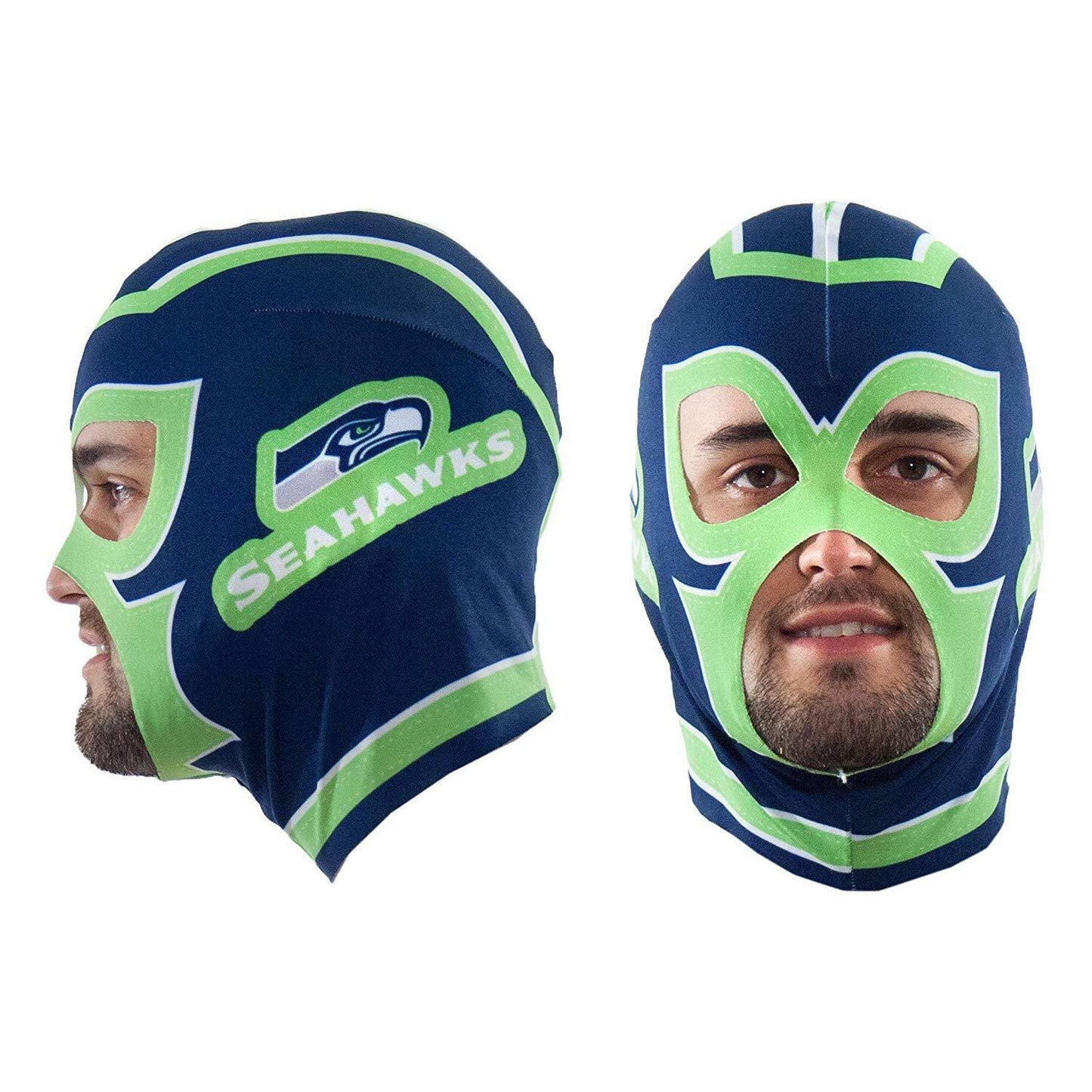 Little Earth NFL Seattle Seahawks Super Fan Face Mask One Size Fit All