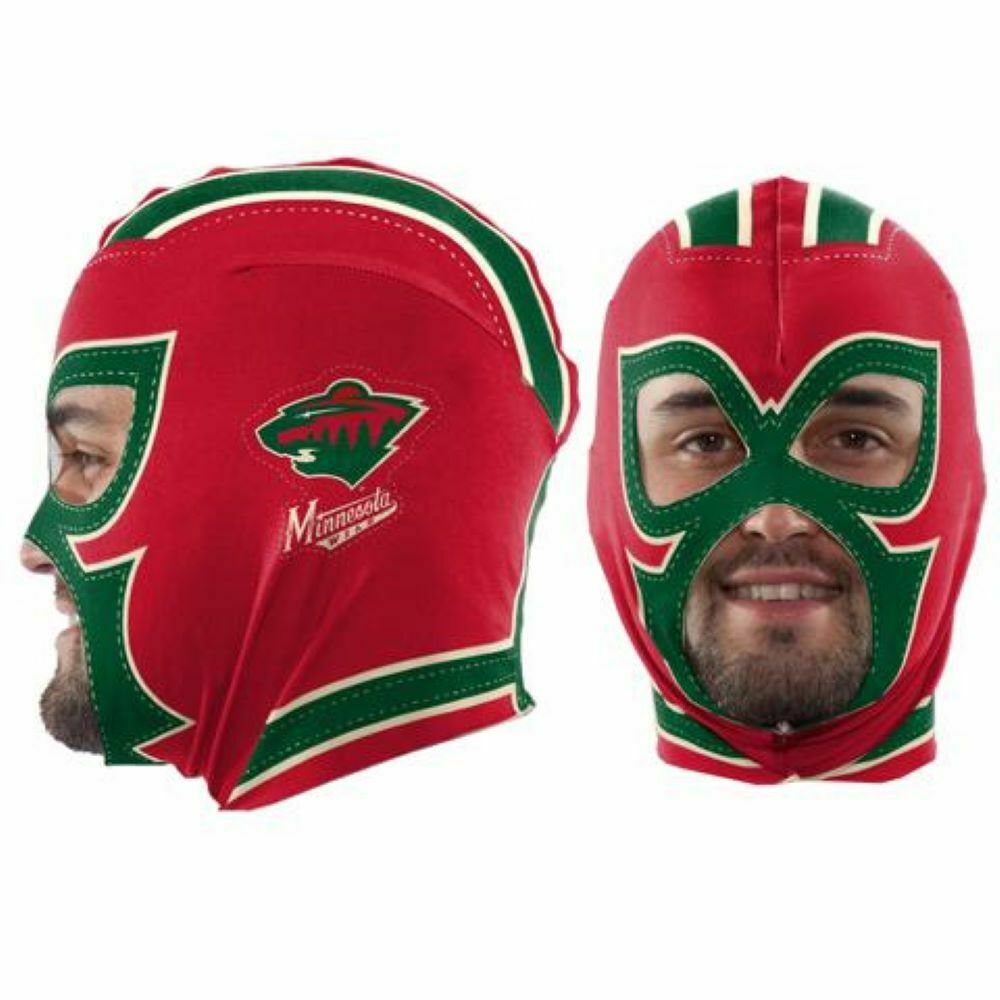 Little Earth NHL Minnesota Wild Super Fan Face Mask One Size Fit All