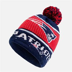 FOCO NFL Licensed New England Patriots Big Logo Knit Light Up Beanie Hat