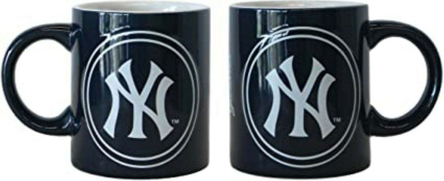 Boelter Brands MLB New York Yankees Logo 2 Pack Mug Set