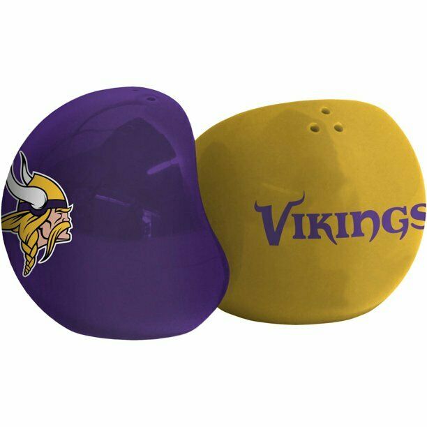 Boelter NFL Minnesota Vikings Home and Away Salt and Pepper Shakers