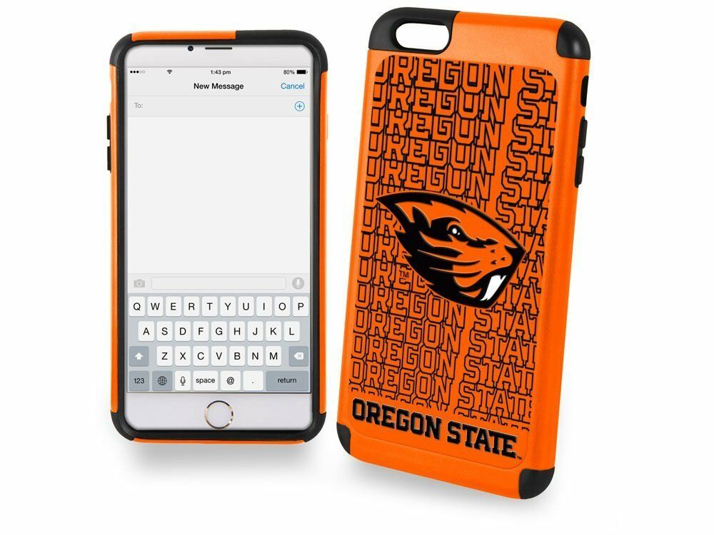 FOCO NCAA Oregon State Beavers Hybrid Case for iPhone 6 Plus & 6s Plus (5.5")