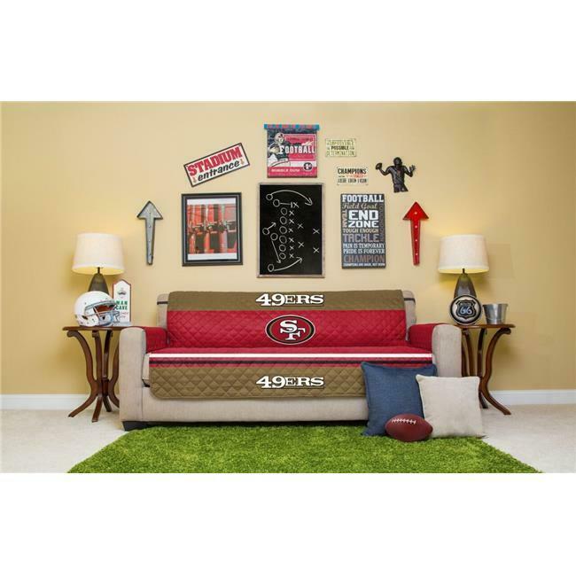 Pegasus Home Fashions NFL San Francisco 49ers Sofa Protector