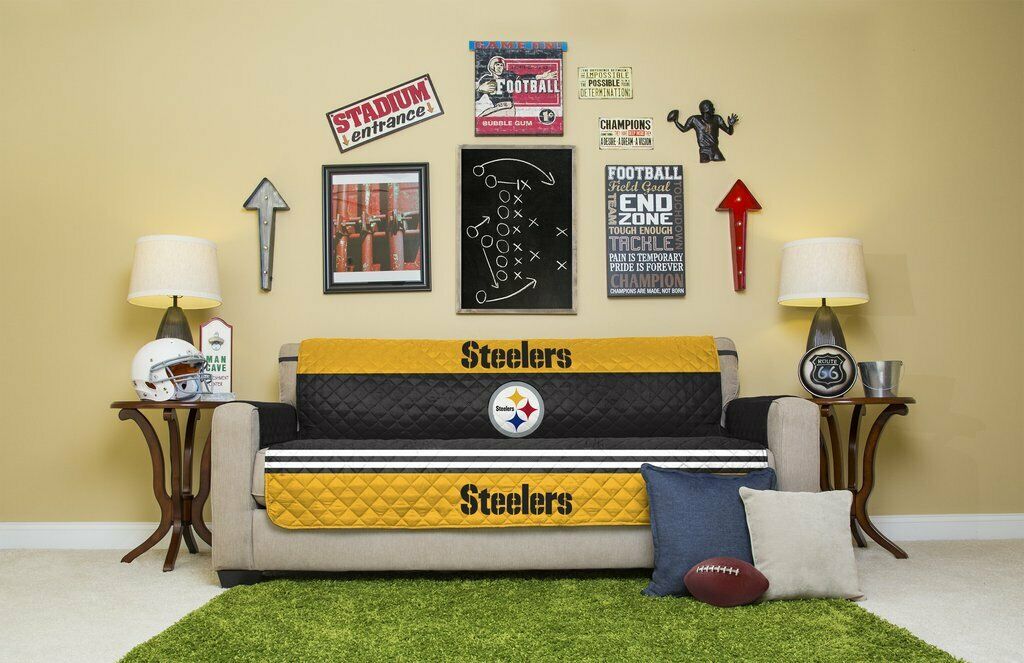 Pegasus Home Fashions NFL Pittsburgh Steelers Sofa Protector