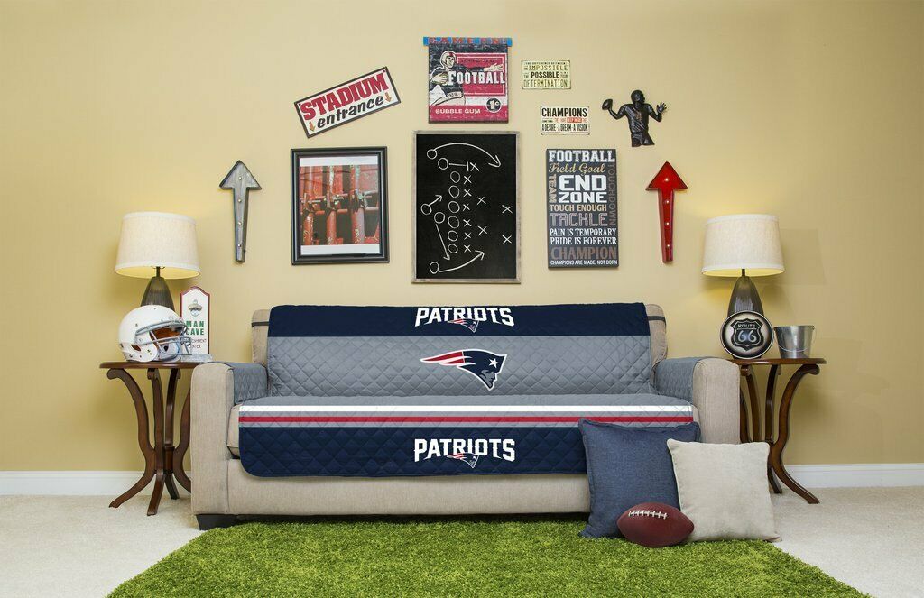 Pegasus Home Fashions NFL New England Patriots Sofa Protector Cover