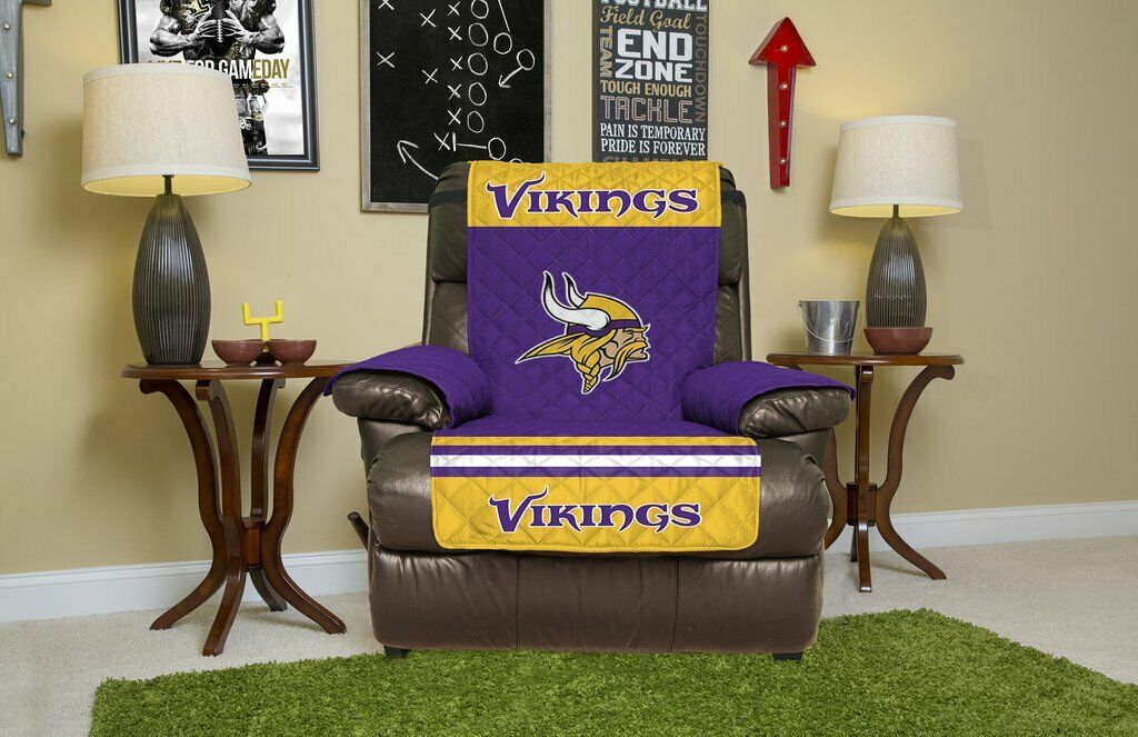 Pegasus NFL Licensed Minnesota Vikings Recliner Protector Cover