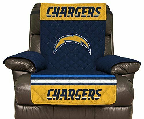 PH Fashions NFL Los Angeles Chargers Universal Recliner Protector Cover