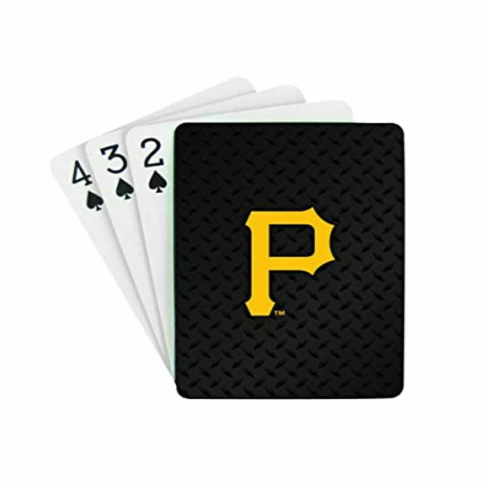 PSG MLB Licensed Pittsburgh Pirates Solid Logo Playing Cards