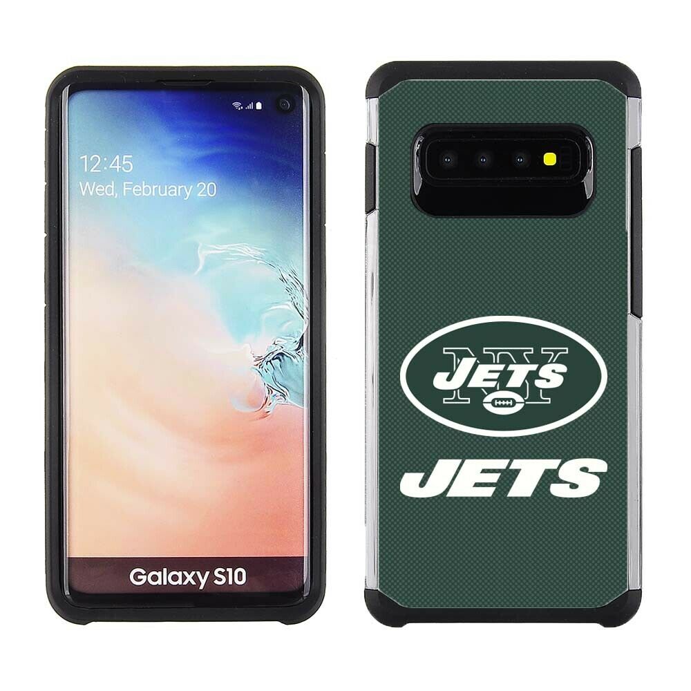PBG NFL New York Jets Textured Case for Samsung Galaxy S10 (6.1")