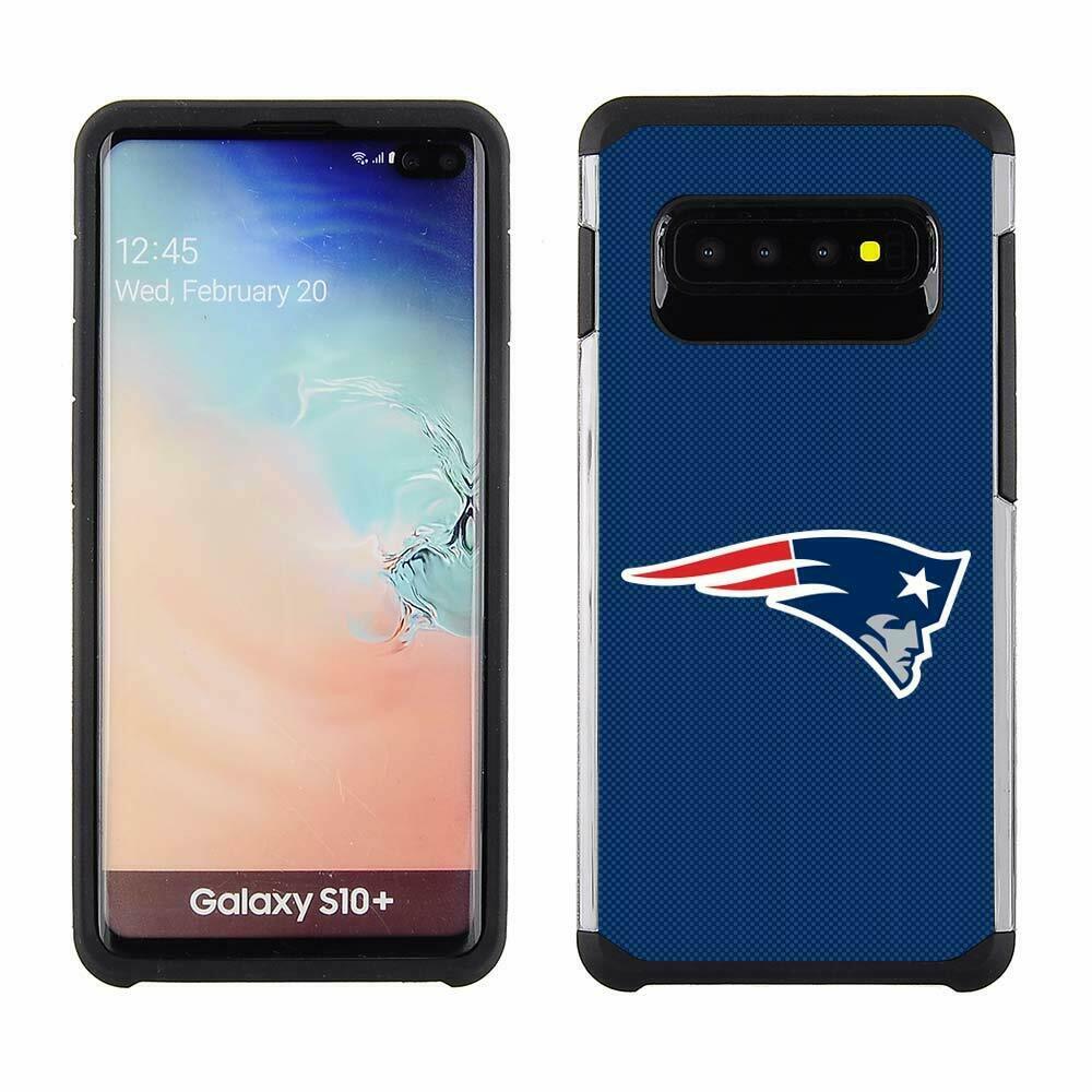 PBG NFL New England Patriots Textured Case For Samsung Galaxy S10 Plus (6.4")