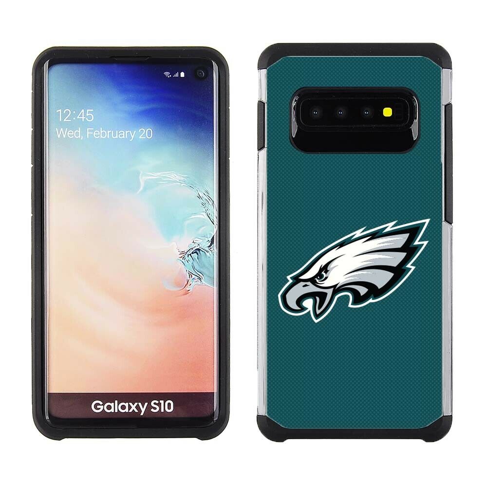 PBG NFL Philadelphia Eagles Textured Case for Samsung Galaxy S10 (6.1")