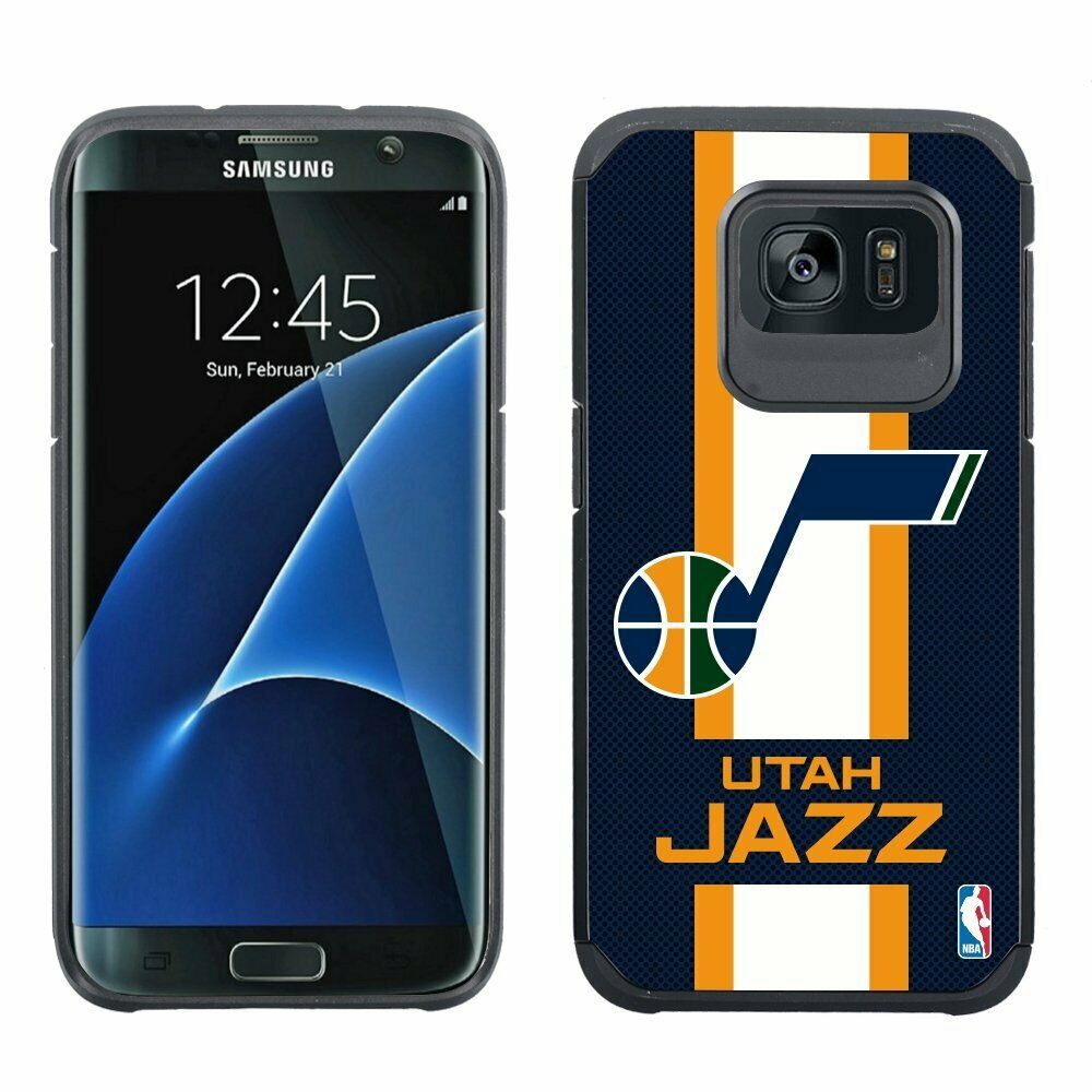 HOOT NBA Licensed Utah Jazz Textured Case for Samsung Galaxy S7 Edge
