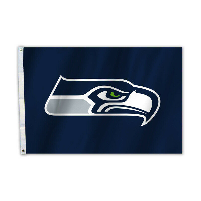 Fremont Die NFL Seattle Seahawks All-Pro Flag Grommets, 2' x 3', Team Colors